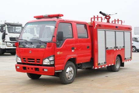 國(guó)六慶鈴2噸水罐消防車(chē)圖片 國(guó)六慶鈴2噸水罐消防車(chē)圖片