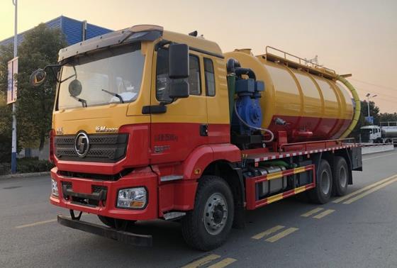 國六排放陜汽后八輪清洗吸污車 國六排放陜汽后八輪清洗吸污車